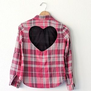 Pink Flannel material girl